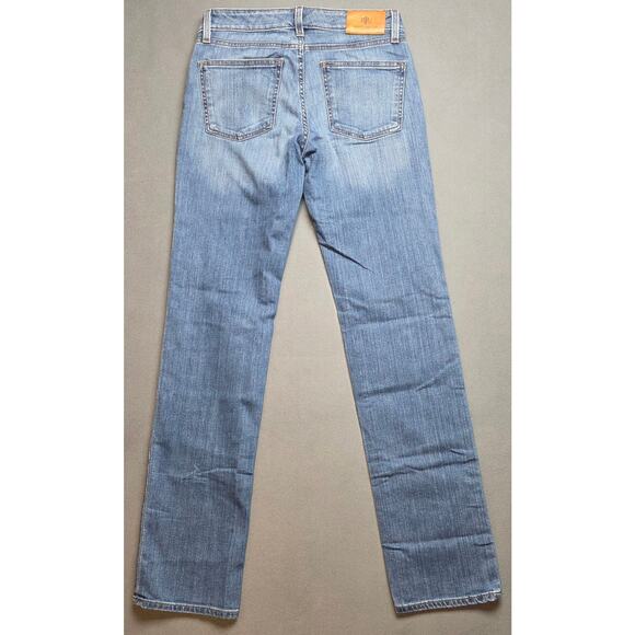 Ralph Lauren Jeans Womens Size 2 (27x31) Low Rise Straight Medium Wash Stretch - Picture 2 of 9